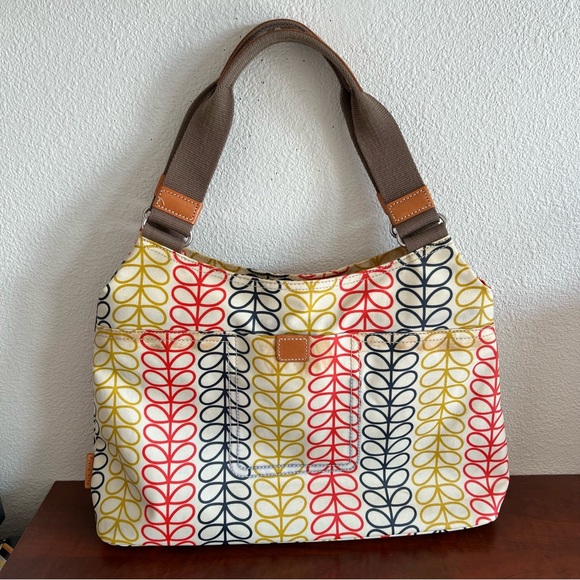 Orla Kiely Bags Orla Kiely Linear Stem Coated Canvas Tote Poshmark